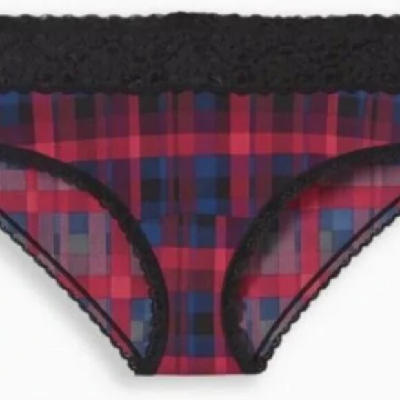 Second Skin Mid-Rise Hipster Lace Trim Panty - Picture 2 of 8